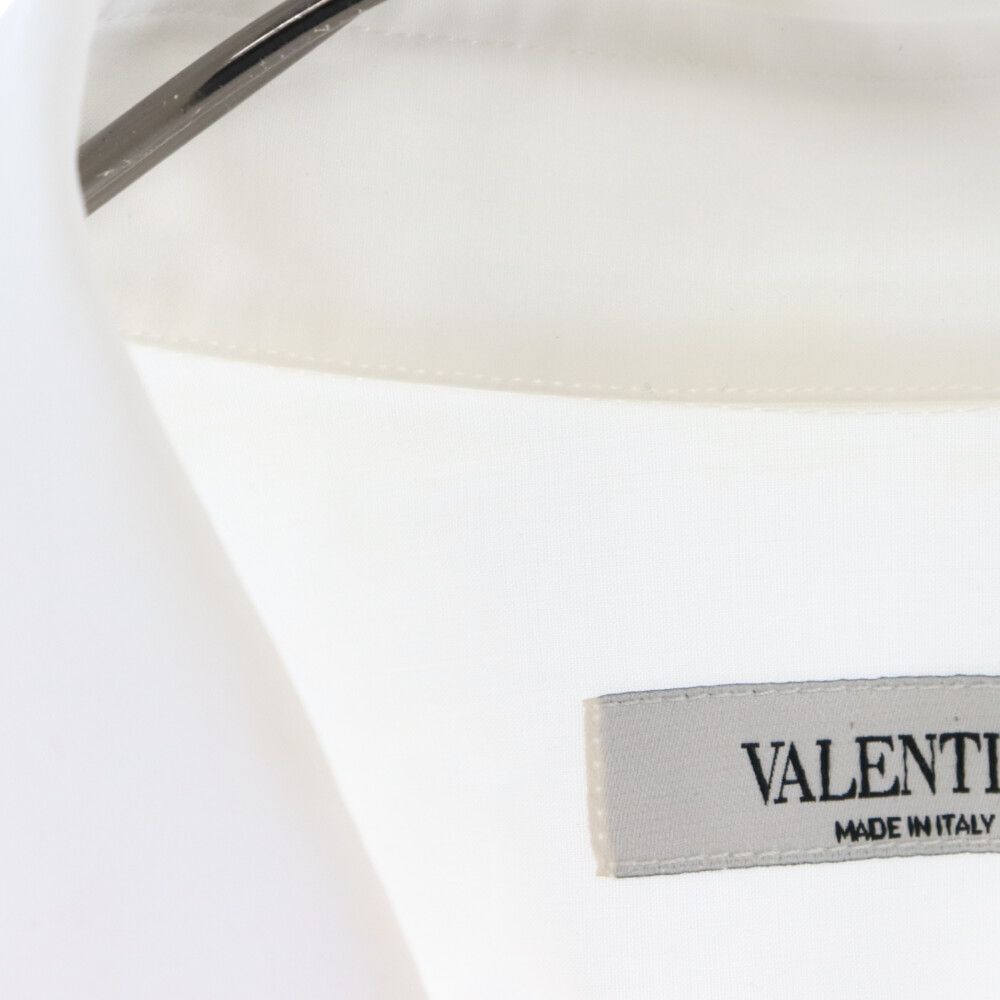 VALENTINO ヴァレンチノ VLTNロゴプリントオーバーサイズロングスリーブシャツ 長袖シャツ 0000046138 01 ホワイト