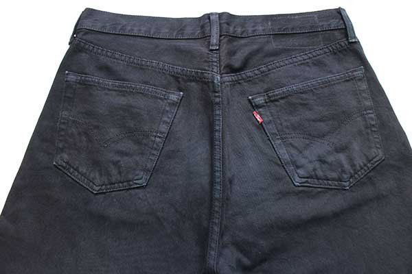 90s トルコ製 Levi'sリーバイス 501 ダメージ ブラック デニムパンツ