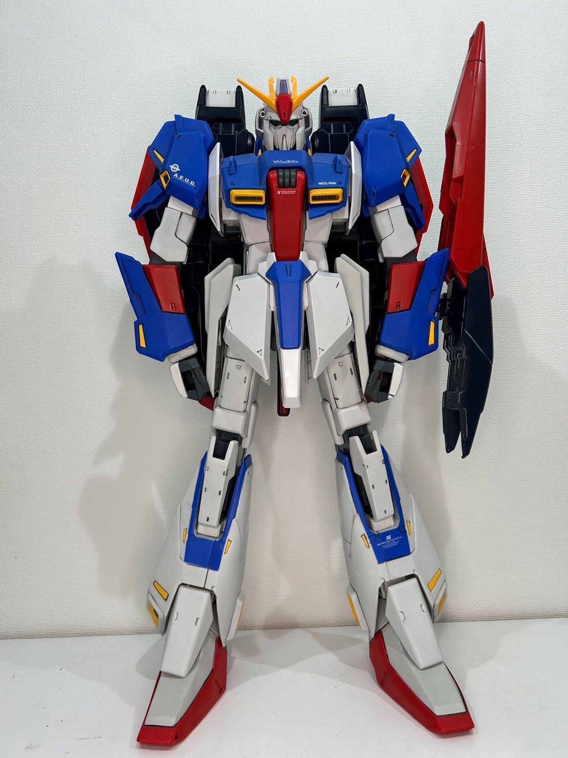 ⭐️オススメ⭐️《全長約60cm》ジャンボグレード ガンプラ Zガンダム スミ入れ リペイント品 - メルカリ