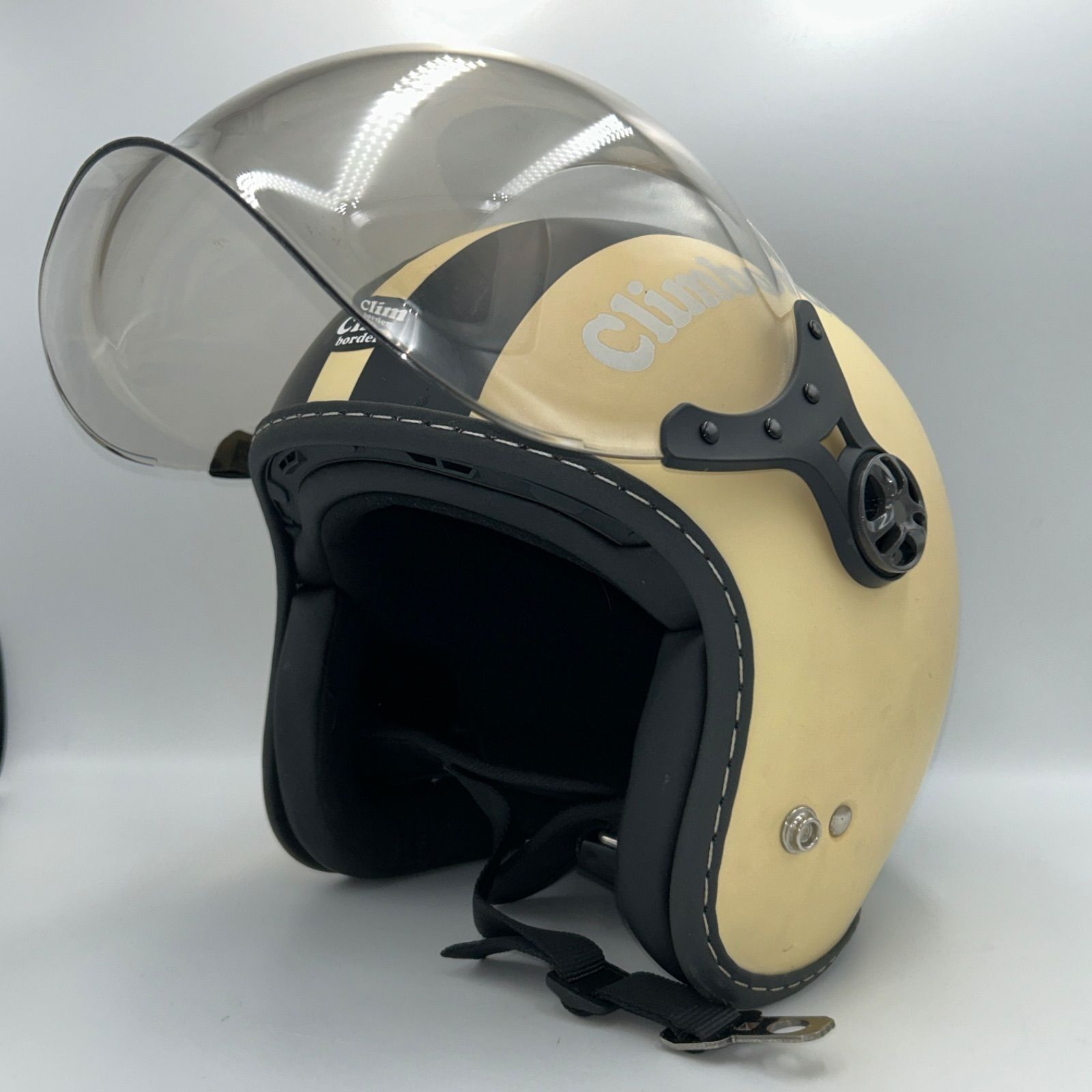 美品】Climborder クリムボーダー ジェットヘルメット バイク