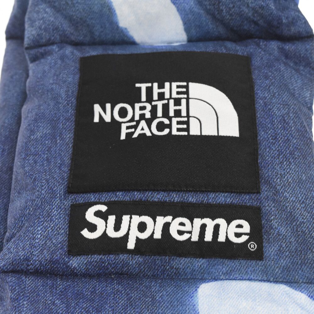 SUPREME (シュプリーム) 21AW×THE NORTH FACE Bleached Denim Print