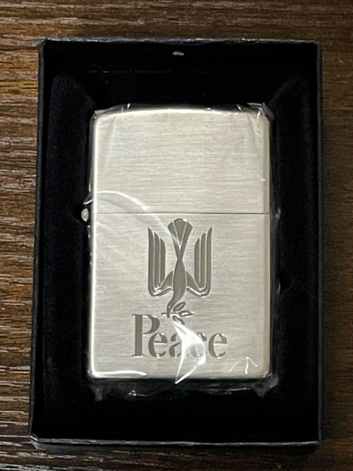 zippo Peace silver JT 限定品 ピース シルバー 両面刻印 2011年製