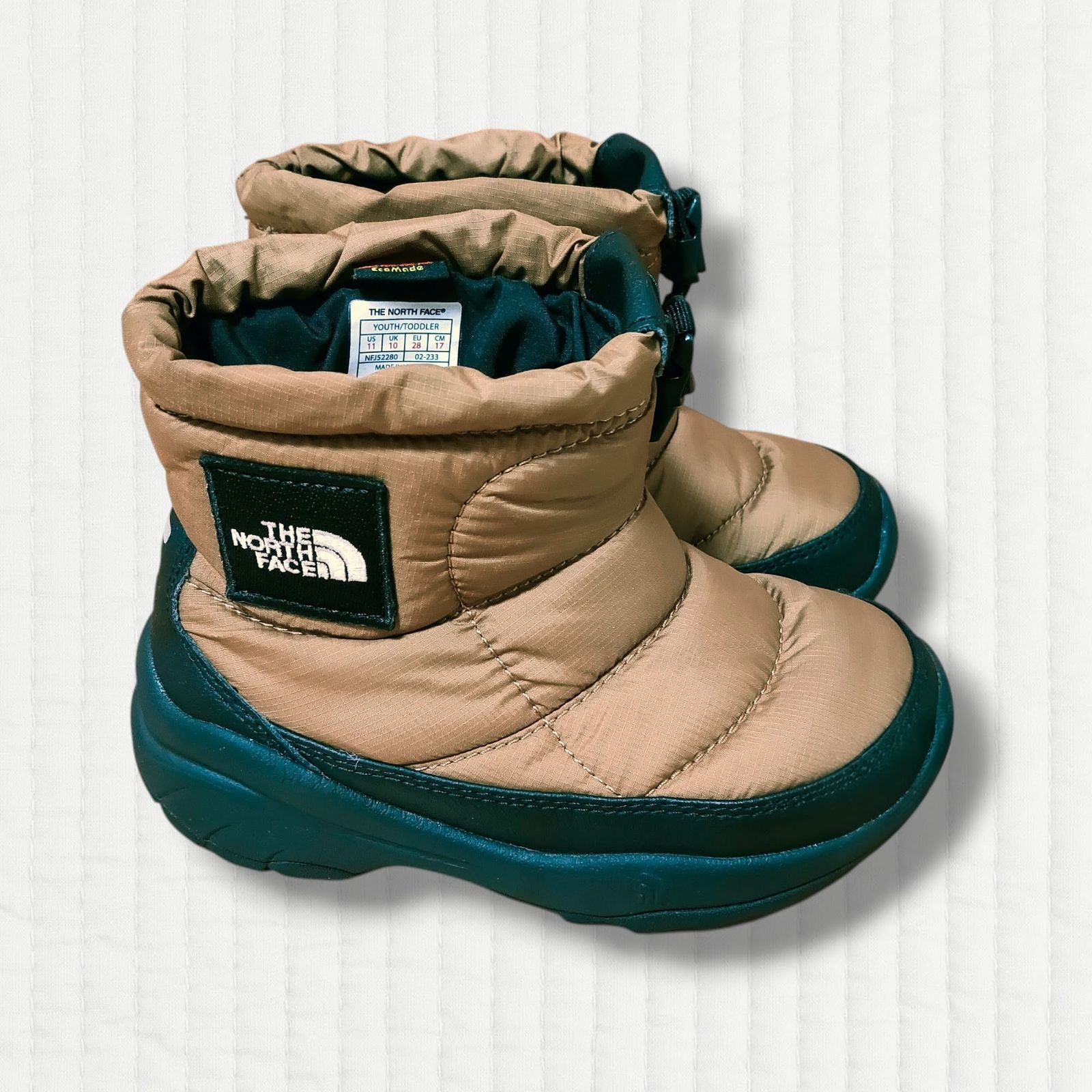 キッズ THE NORTH FACE ノースフェイス スノーブーツ 冬靴 ヌプシ THE