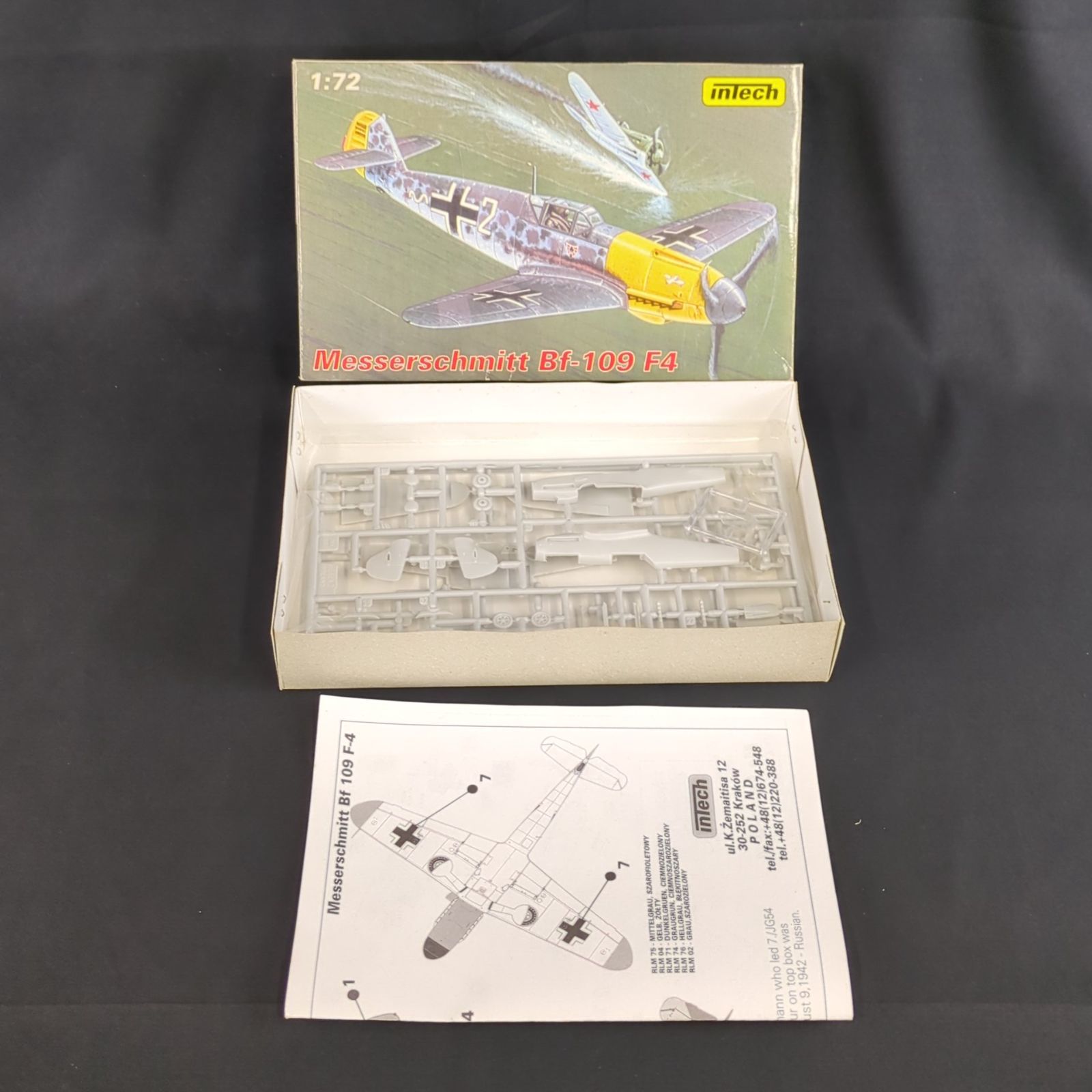 輸入キット 品 inTech T33 1|72 Messerschmit Bf-109 F-4 メッサーシュミット Bf 109 F-4 IMPECCABLEHEALTHCARESERVICES_COM