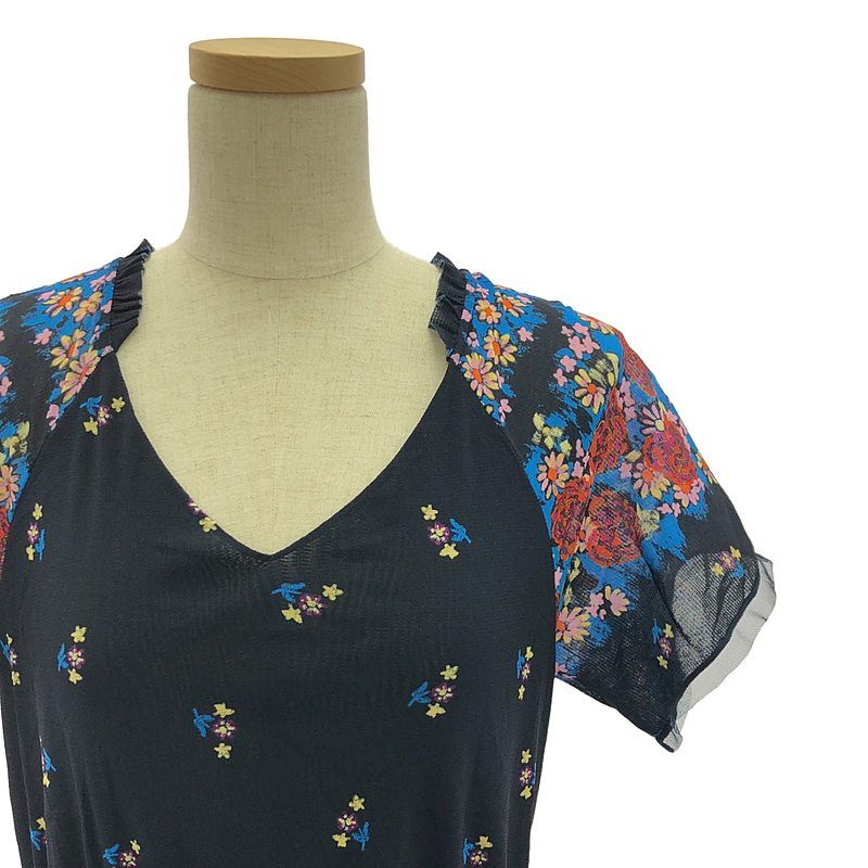 23SS VIVIENNE TAM パワーネット オリエンタルフラワープリント