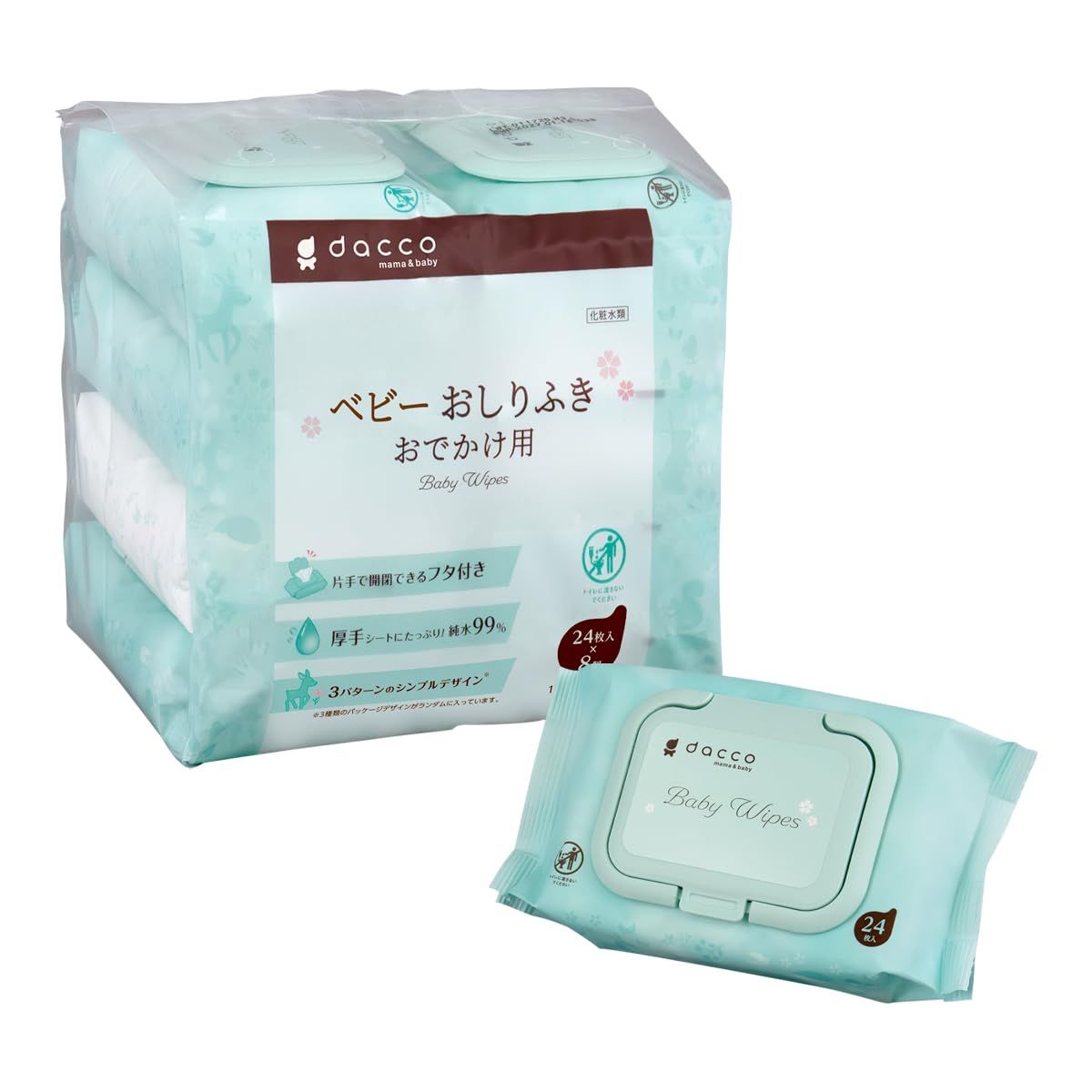 おしりふきフタ付（dacco）厚手タイプ　80枚入×36個　3箱 楽天市場】おしりふき daccoの通販