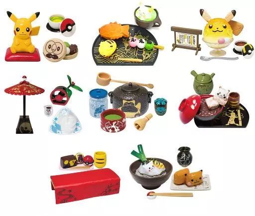 【】食玩 トレーディングフィギュア 全8種セット 「ポケットモンスター 峠のぽけもん茶屋」
