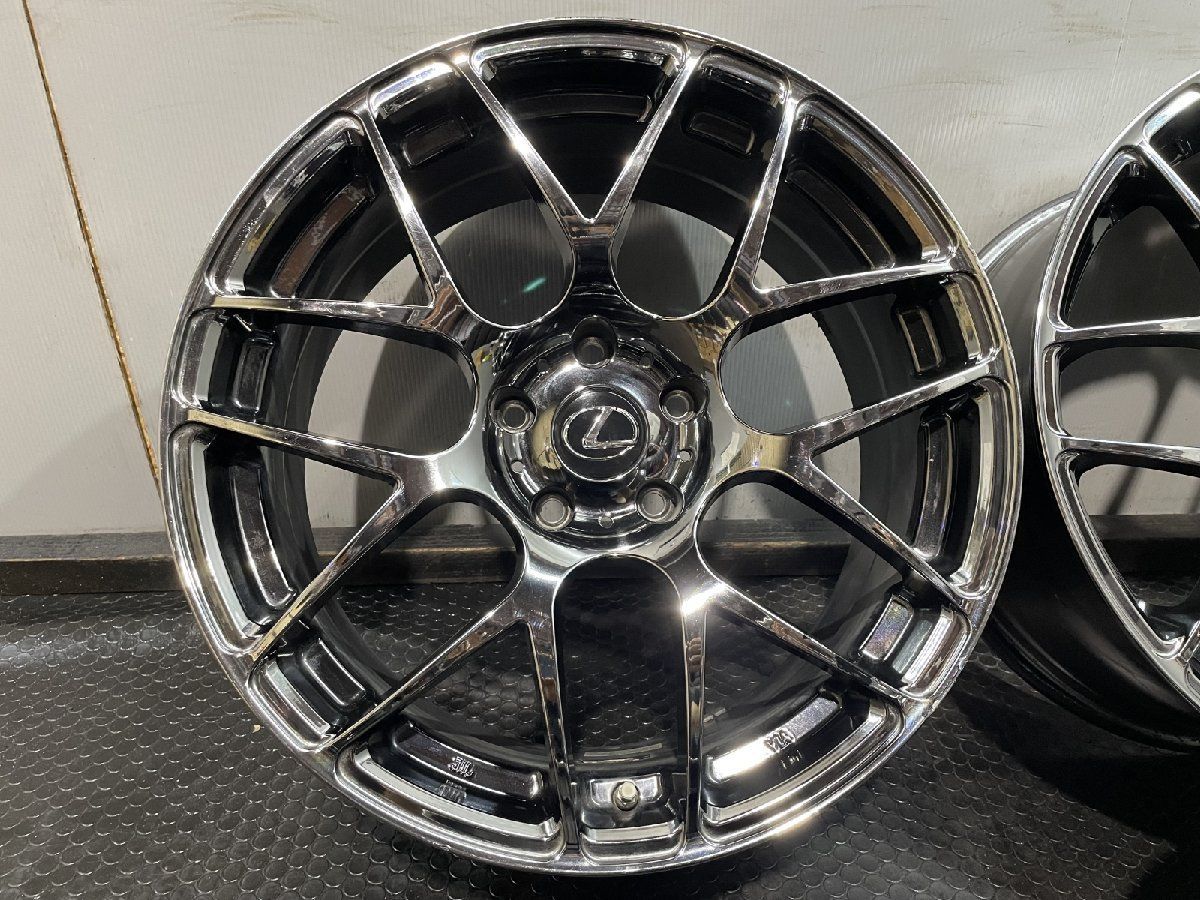 LEXUS LS 純正OPホイール モデリスタ 19インチ 4本 8.5J5HPCD120 35 ブライトクロームメッキ LS600 LS460 40アルファード等 MHZ799MY FFCRYSTALESIA_COM