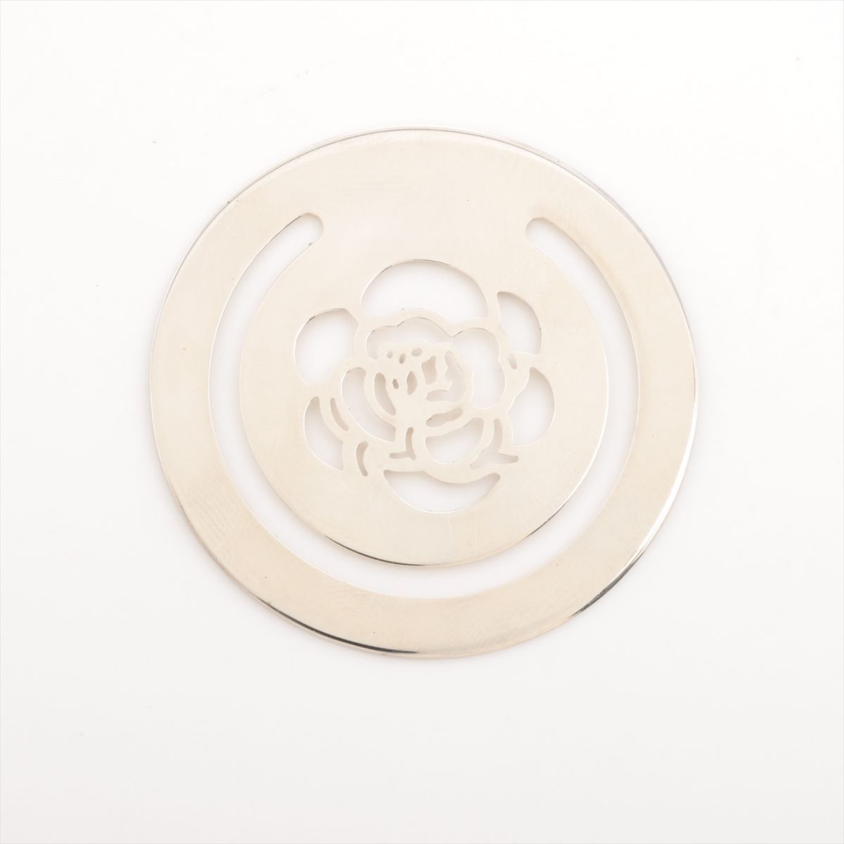 CHANEL シャネル カメリア ブックマーカー シルバー 925