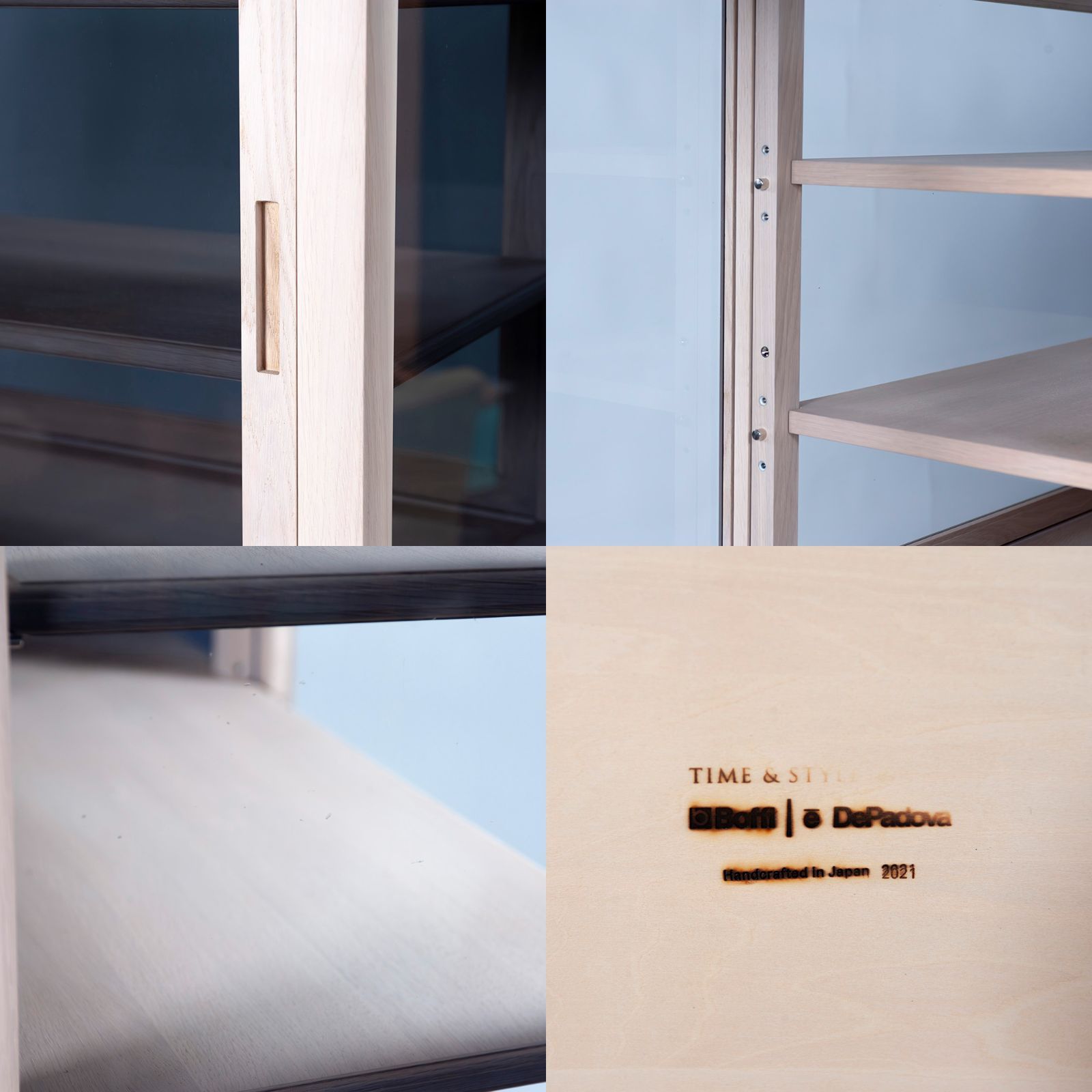 Time and Style キャビネット 高級家具 タイムアンドスタイル Museum-cabinet-solid-sliding-