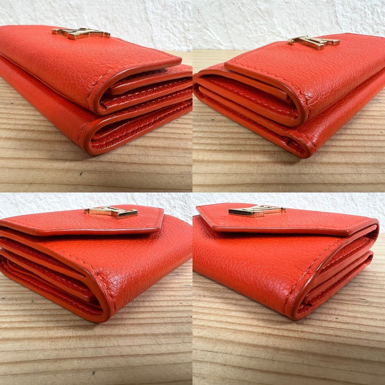 LOUIS VUITTON ヴィトン 美品 ロゴ レザー M67860