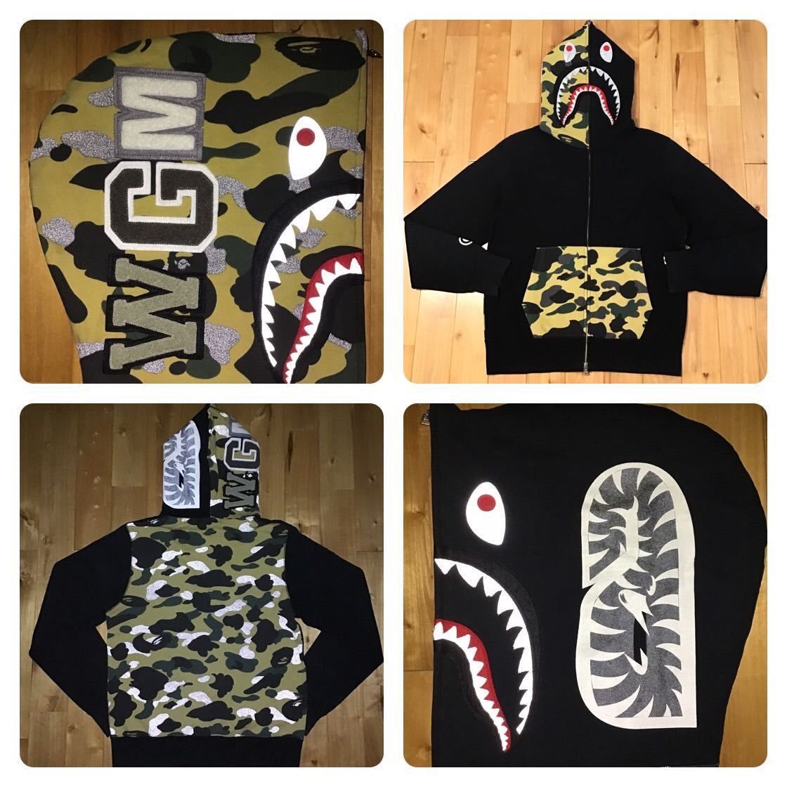 zozo限定 シャークパーカー BAPE shark 000000008173 - メルカリ
