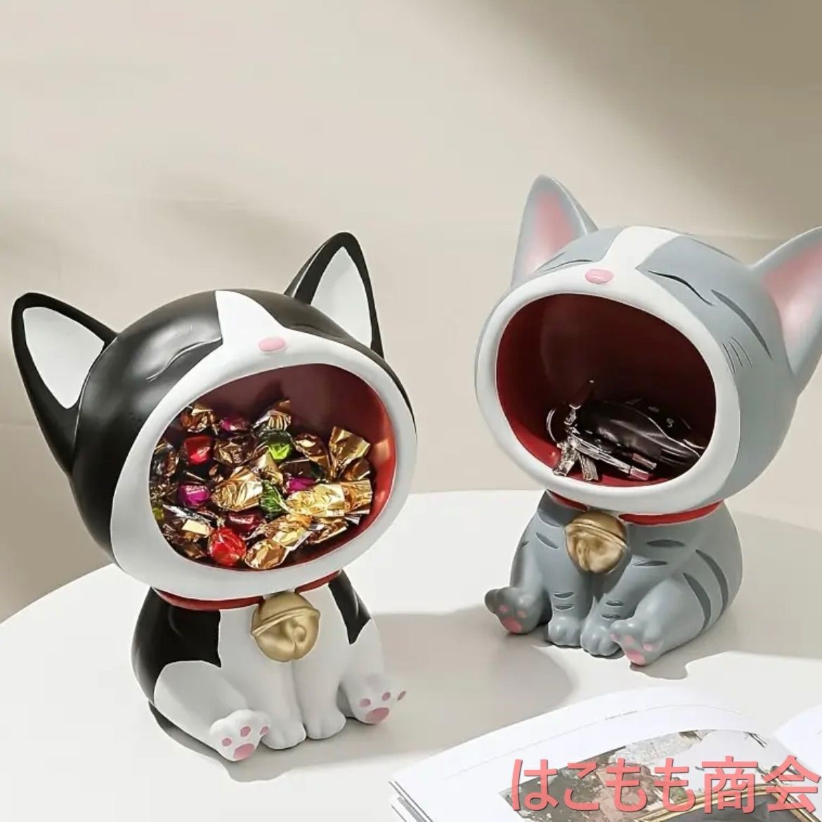 猫置物 レジン製