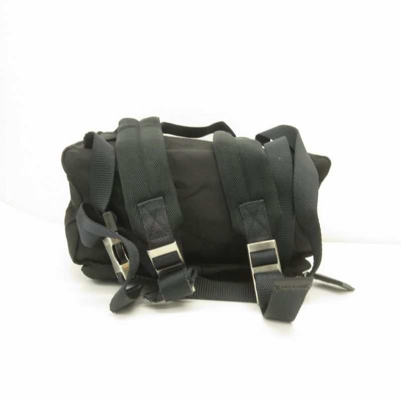 PRADA プラダ ミニリュック バックパック 三角ロゴ ブラック 楽天市場】【ショッパー付】PRADA プラダ レザー 2way