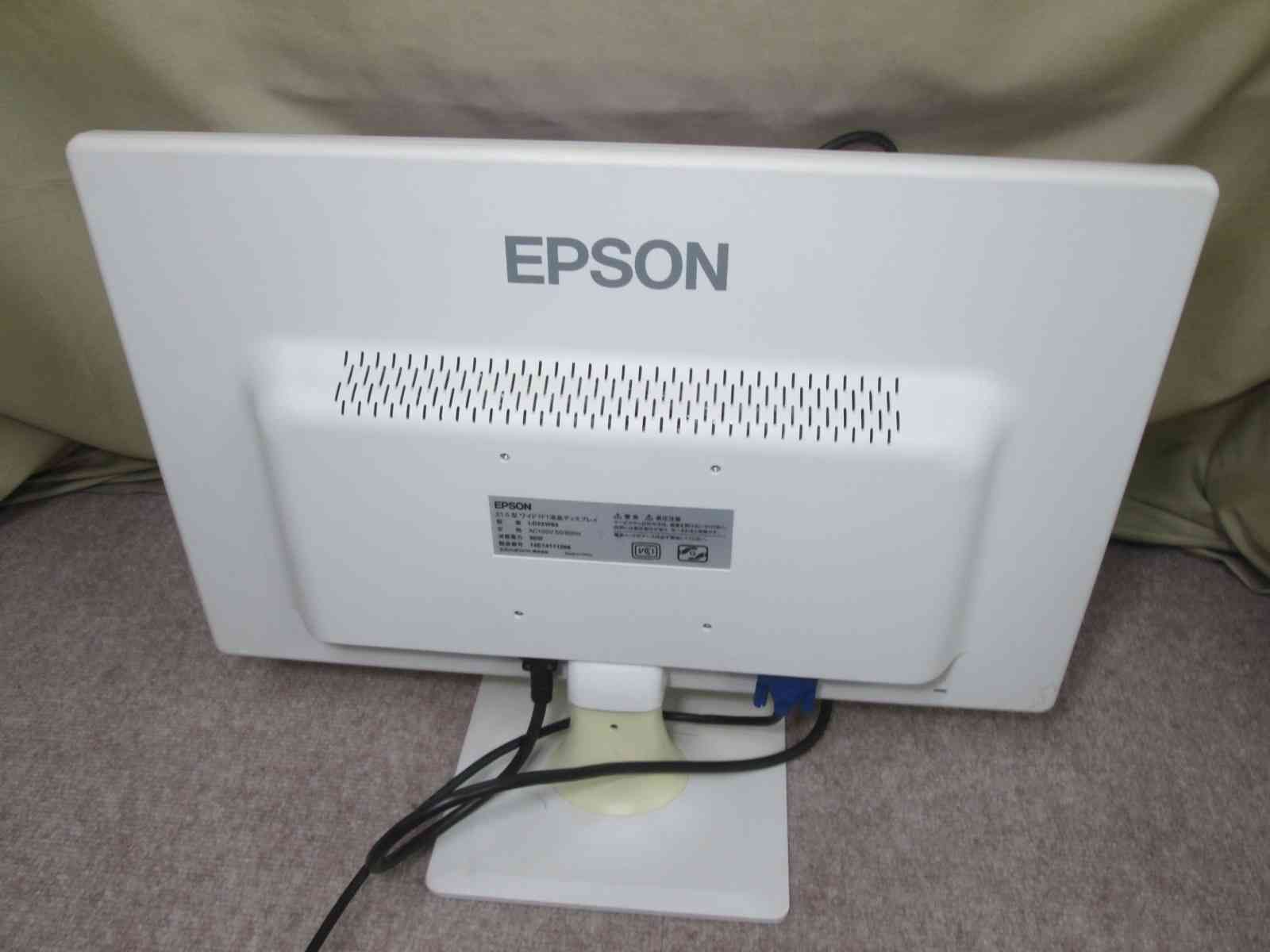 EPSON LD22W63 21.5インチ 液晶モニター D-sub フルHD（1920×1080）　非光沢 ノングレア　動作保証 送料無料 [93412] EPSON LD22W63 21.5インチ &frasl; EPSON(エプソン) ケーブル付き中古