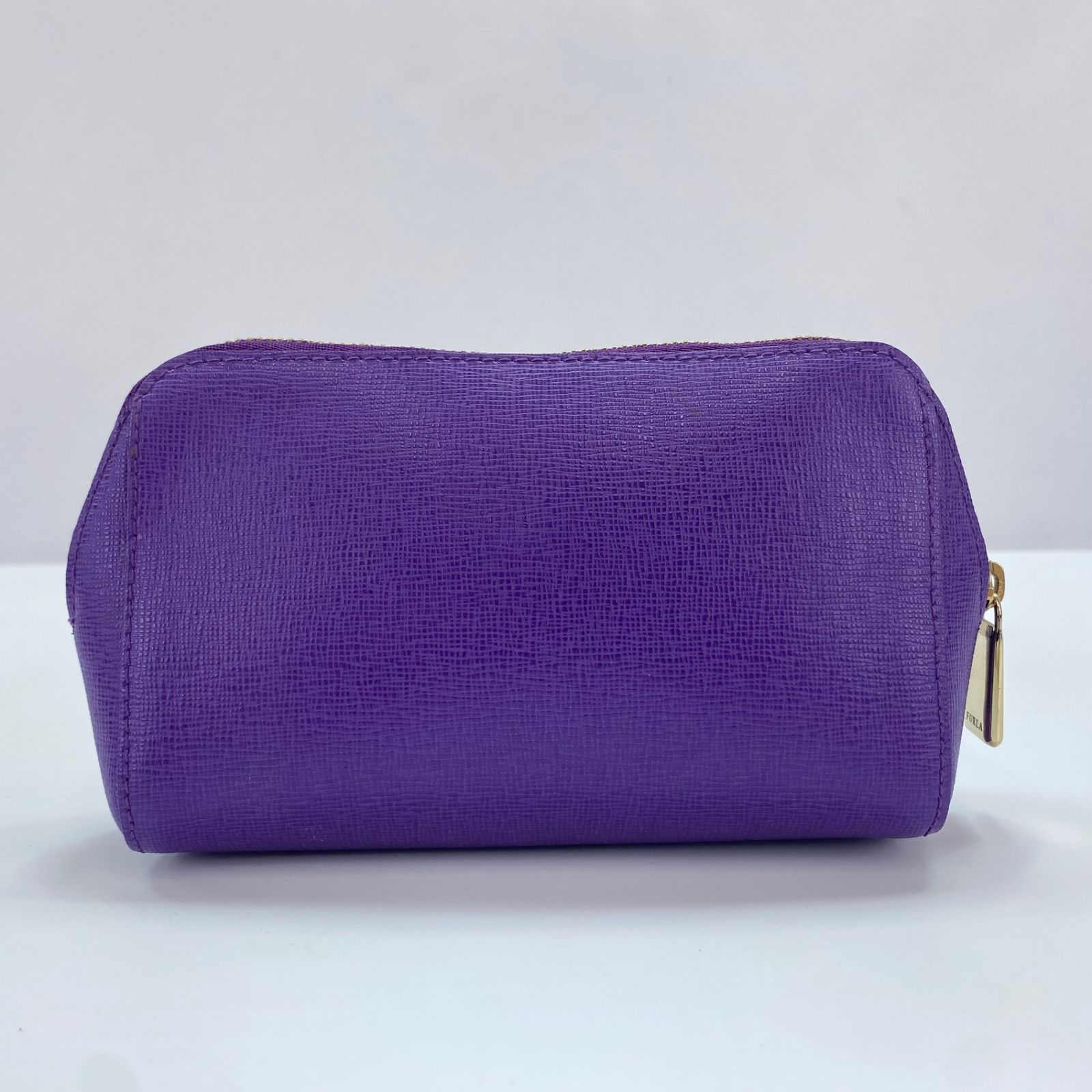 FURLA 青 ラウンドファスナーポーチ FURLA - FURLA フルラ ラウンドファスナーポーチ 2個の通販 by