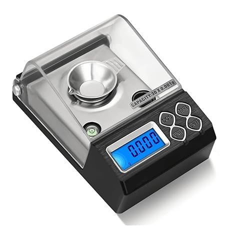 限定SALE，定番 【在庫処分】デジタルスケール、 0.001g デジタル計数カラットスケール、20g 30g 50g 0.001g 精密ポータブル電子ジュエリースケール、ゴールド胚芽薬用天びん 、家庭用 業務用 プロ用(20g 0.001g) 応募券
