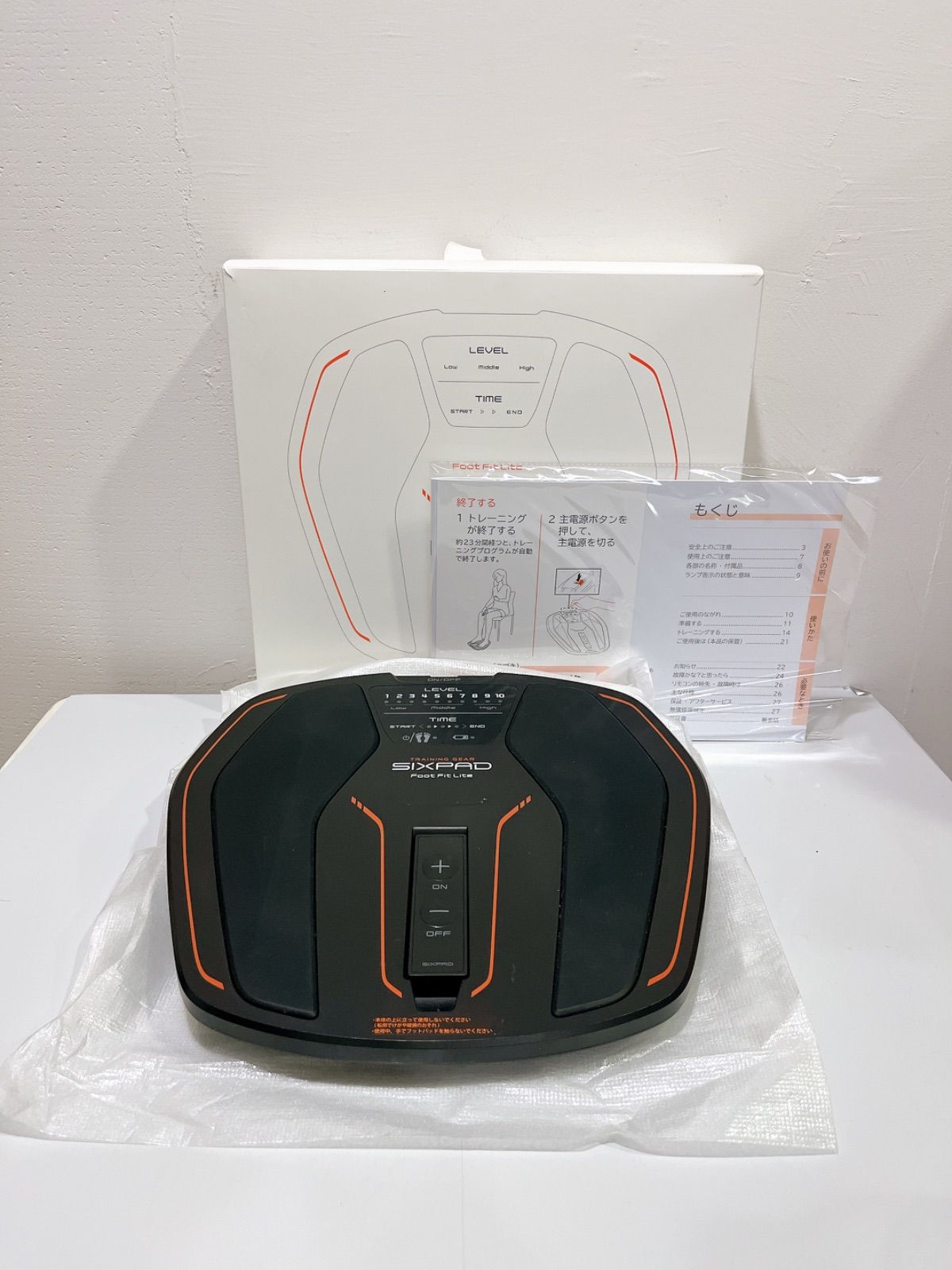 ÷ 通電 済 MTG SIXPAD シックスパッド Foot Fit Lite フットフィットライト み 電化製品