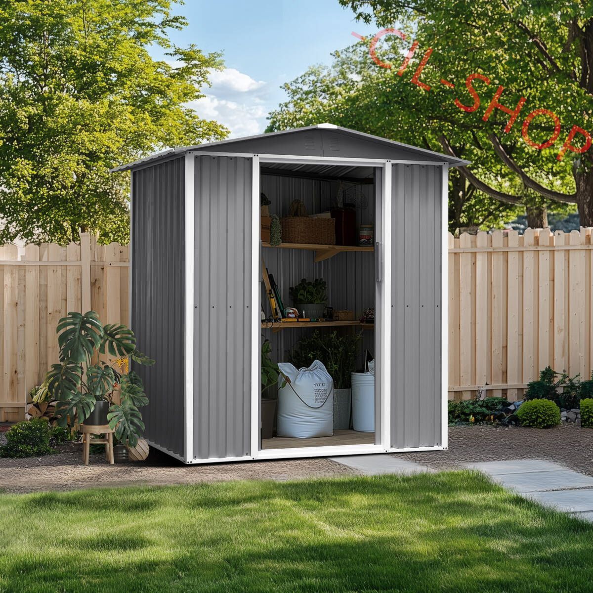 今が安い❣ 物置 屋外 大型 倉庫 大型物置 戸外収納庫 物置 防水耐侯  