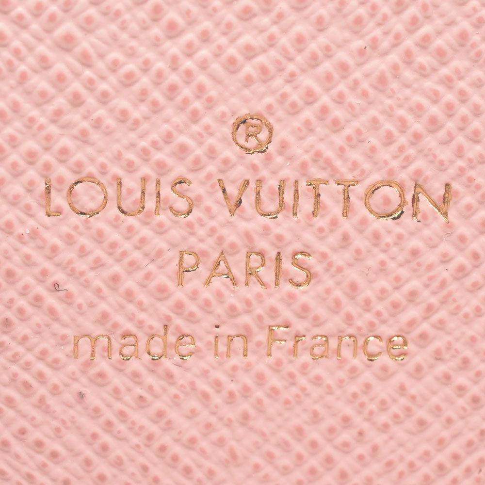 ルイヴィトン LOUIS VUITTON ポルトフォイユクレマンス ラウンドファスナー モノグラム キャンバス M61298 ローズバレリーヌ RFID レディース【中古】