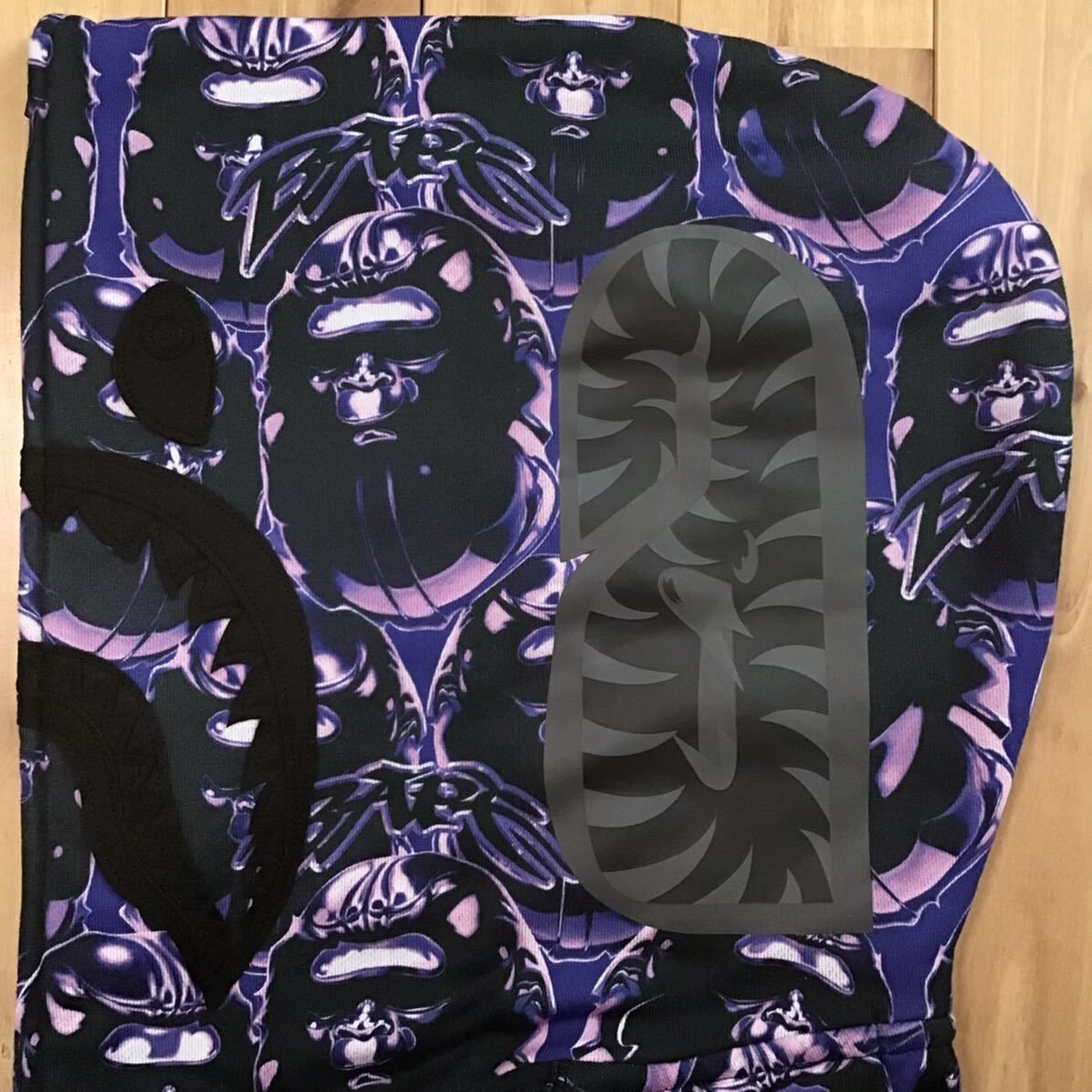 ☆2XL☆ APE HEAD GRAFFITI SHARK FULL ZIP HOODIE a bathing ape BAPE