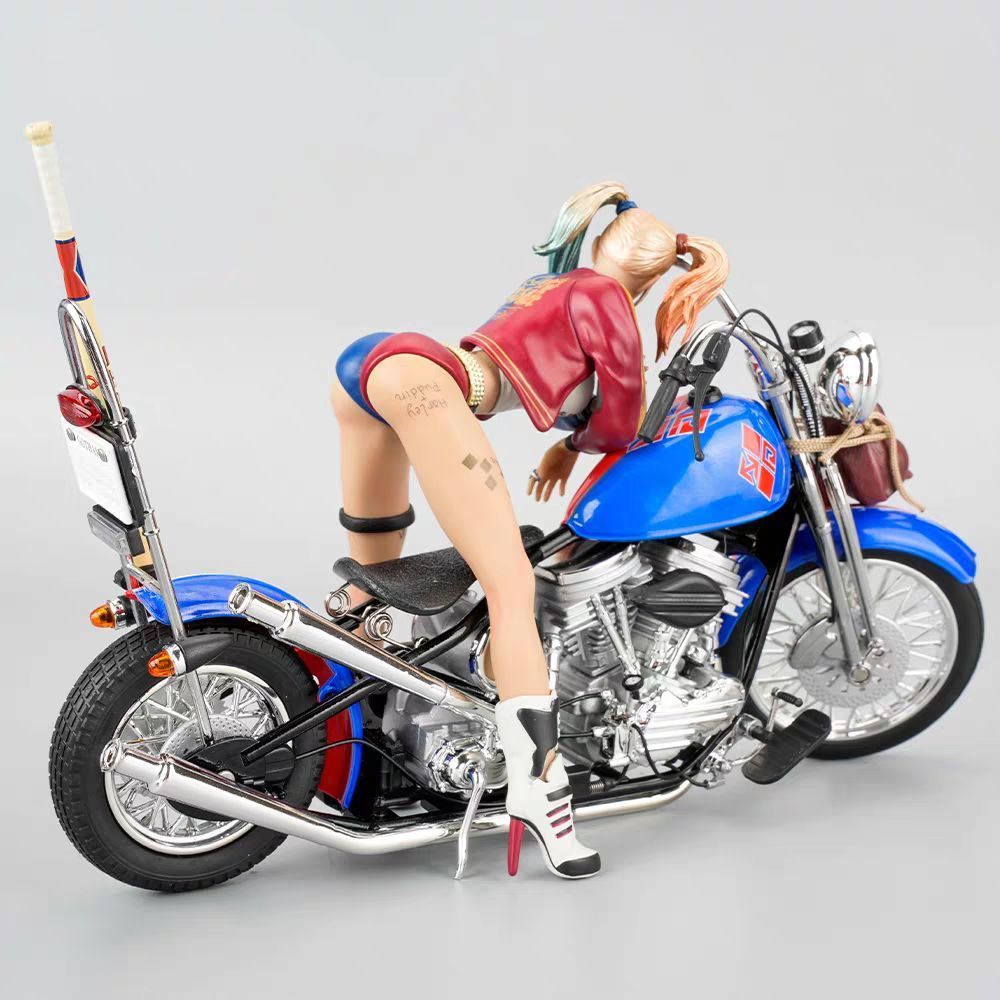 ★未開封★ ハーレー・クイン & バイク DC 正規販売店購入 1/10スケール ハーレー・クイン バイク オートバイ 1/10スケール DCコミック