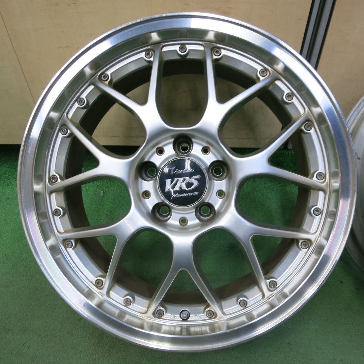 【良品】マナレイ MANARAY VR5 VERTEC 18インチ　ホイール 送料無料] 4本価格☆Vertec VR5 MANARAY SPORT 18インチ ホイール