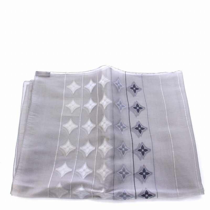 LOUIS VUITTONモノグラムシアーストール ショール絹シルク100％