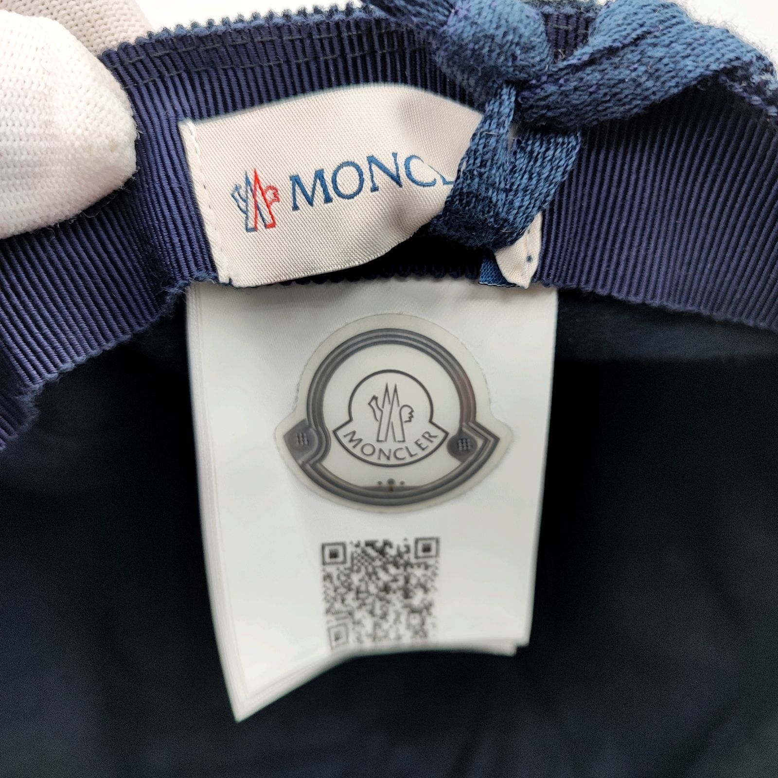 モンクレール MONCLER コーデュロイキャップ ネイビー 新品未使用