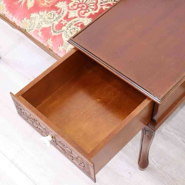 イタリア テレフォンベンチ ソファ 木製 ピンク・金華山 完成品 猫脚 イタリア テレフォンベンチ ソファ 木製 ピンク・金華山 完成品 猫脚