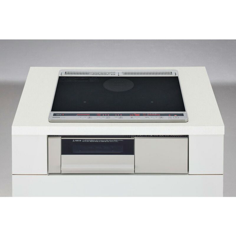 メーカー パナソニック Panasonic Lシリーズ 幅60cm 3口 ビルトイン IHクッキングヒーター ブラック|ライトグレー KZ-L32AS
