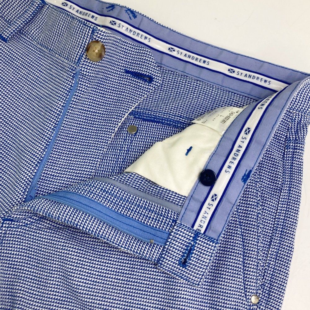 サイズ：L ST ANDREWS セントアンドリュース ストレッチパンツ