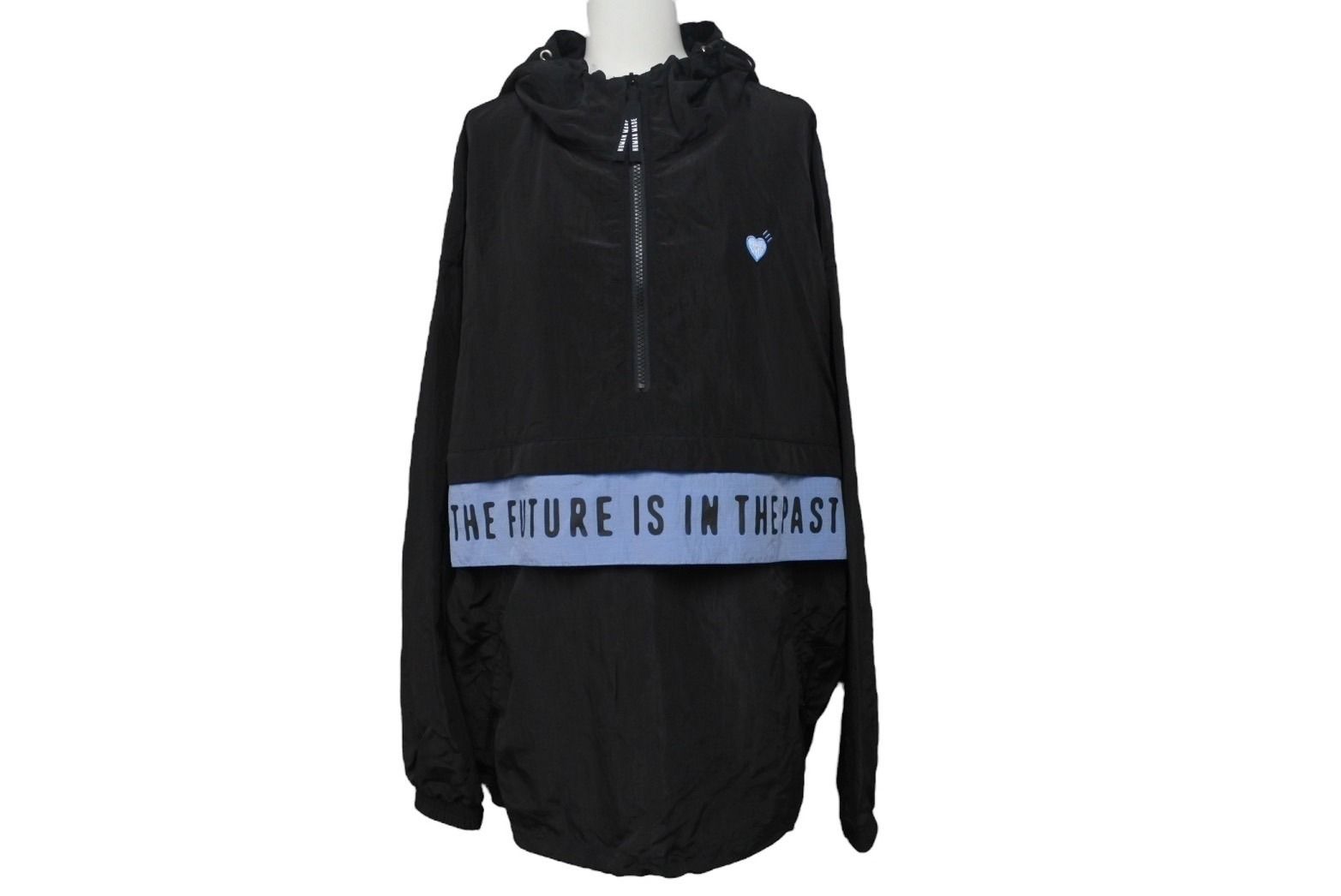 HUMAN MADE ヒューマンメイド ANORAK PARKA アノラックパーカー HM29JK029 ブラック ブルー ホワイト サイズL 4b000415