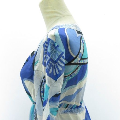 エミリオプッチ EMILIO PUCCI 美品 金釦 チュニック シャツ ブラウス  