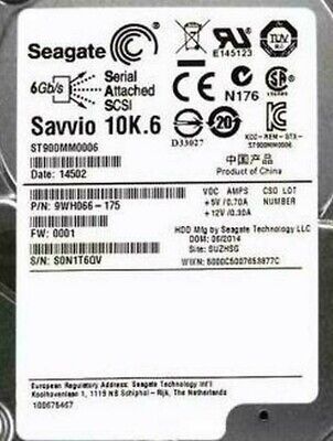 Seagate Savvio 10K.6 900GB 10000 RPM 6Gbps SFF SAS 2.5インチ ハードドライブ ST900MM0006