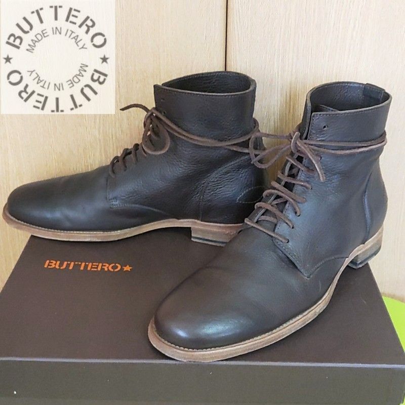 イタリアブランド Buttero レースアップブーツ - 靴