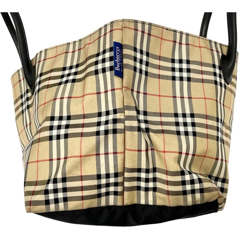BURBERRY バーバリー ノバチェック トートバッグ キャンバス
