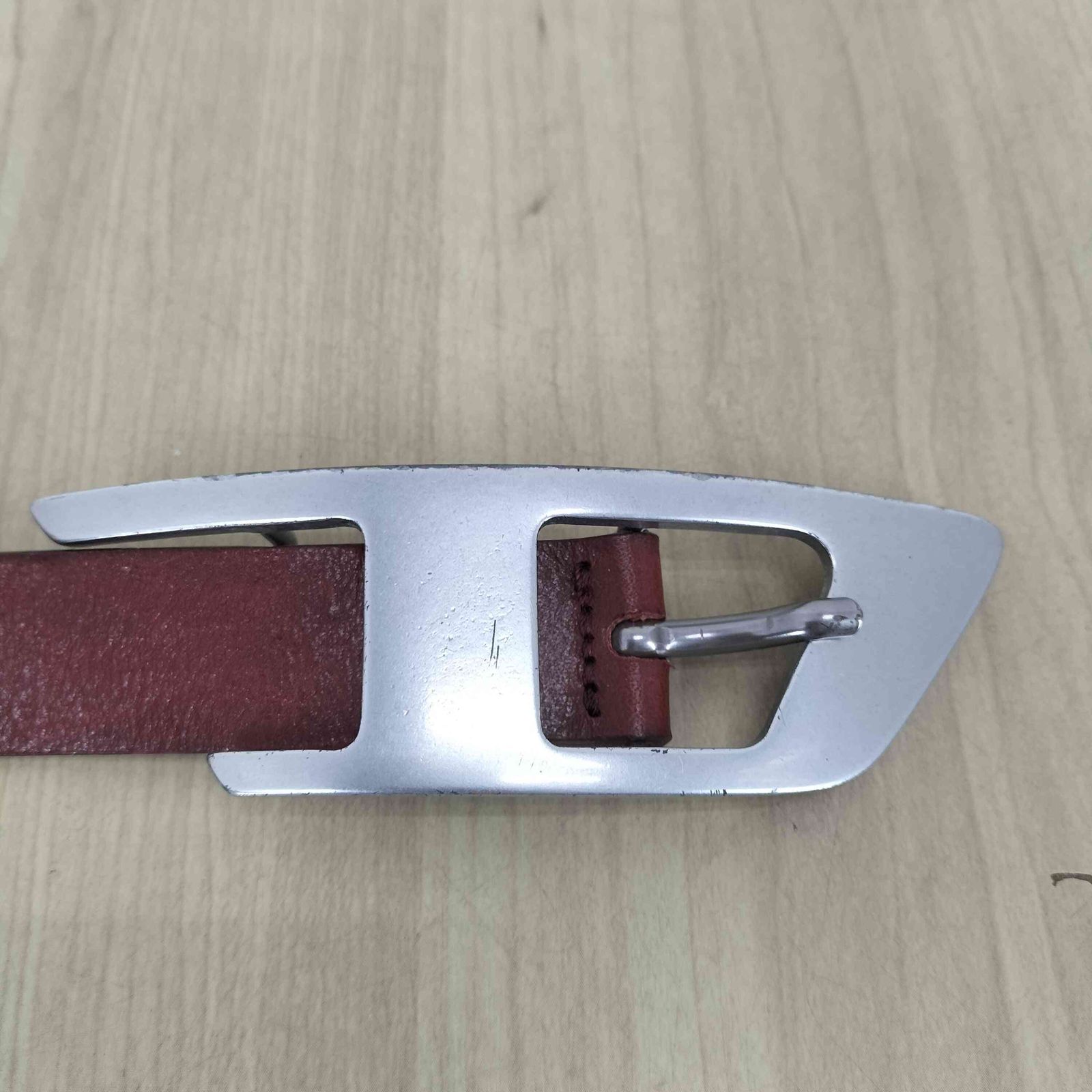 ディーゼル DIESEL Dロゴレザーベルト MADE IN ITALY メンズ 90/36