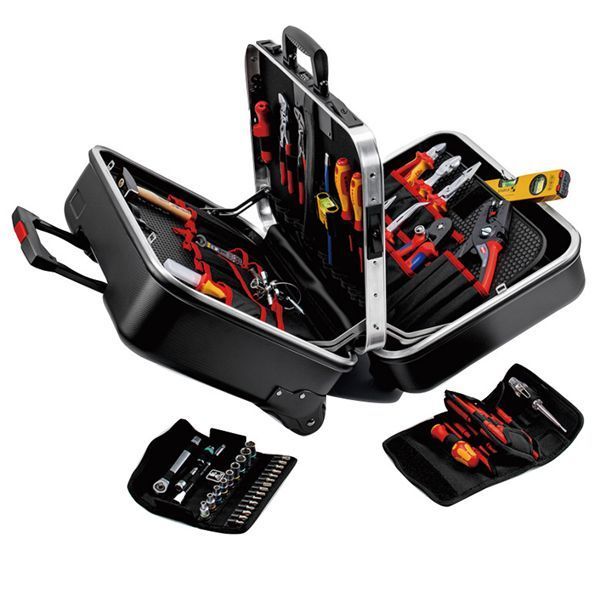 KNIPEX クニペックス ツールケース ビッグツイン 電気作業用 外寸W520×H435×D290mm 002141