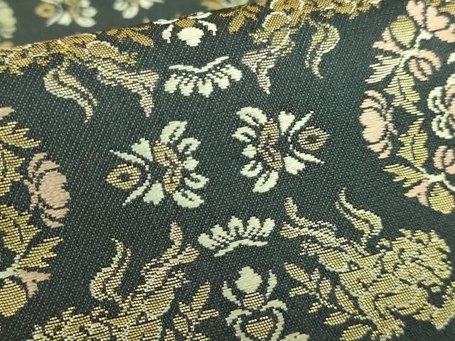 平和屋本店■極上　西陣織　陰山織物謹製　箔屋清兵衛　全通柄袋帯　本金箔　証紙付き　逸品　DZAA6303kh5 平和屋本店□極上 西陣織 陰山織物謹製 箔屋清兵衛 全通柄袋帯 本金箔