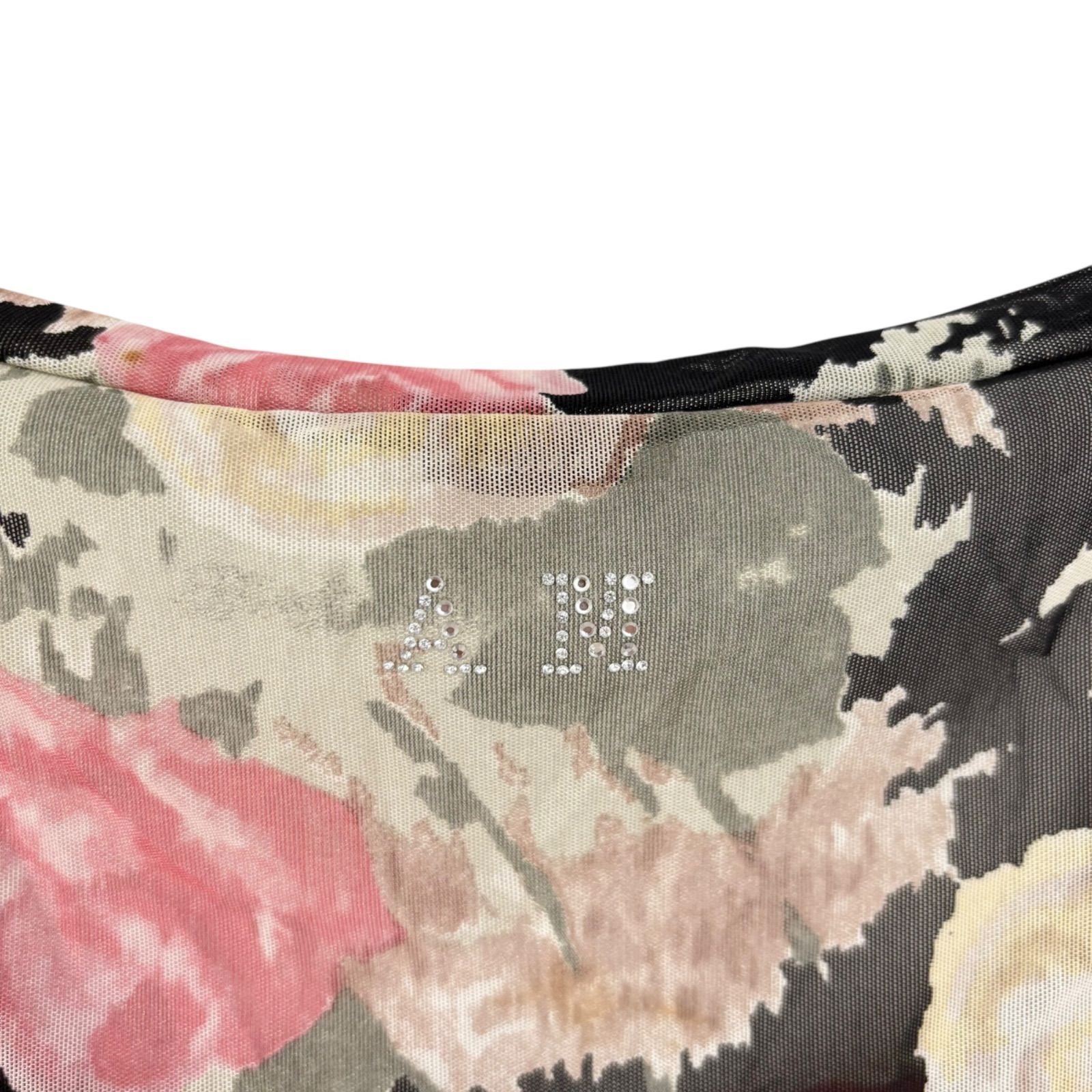 Z1398 ANNA MOLINARI アンナモリナーリ 花柄 シアートップス