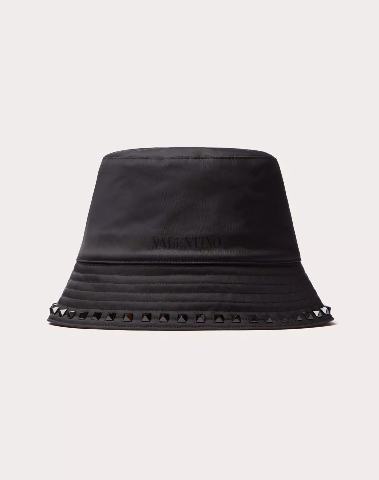 VALENTINO ブラック バケットハット 58 値下げ‼️【美品】ヴァレンティノ バケットハット ブラック/58