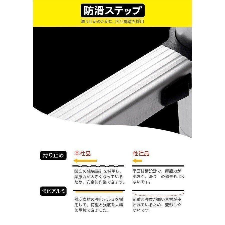 数量限定セール はしご 伸縮 3.8m ハシゴ 梯子 耐荷重150kg