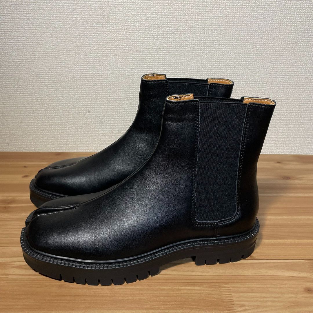 メンズ 足袋 ブーツ サイドゴア サイズ41 26cmくらい 黒