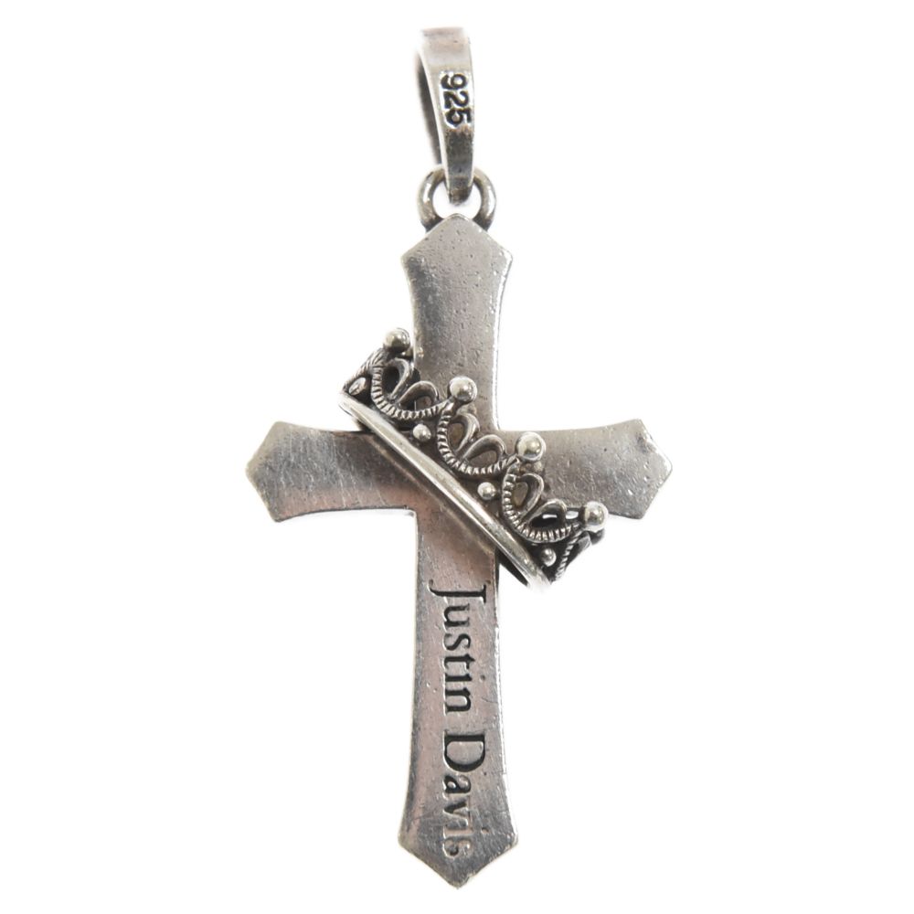 Justin Davis (ジャスティンデイヴィス) CROSS WITH CROWN/STONE
