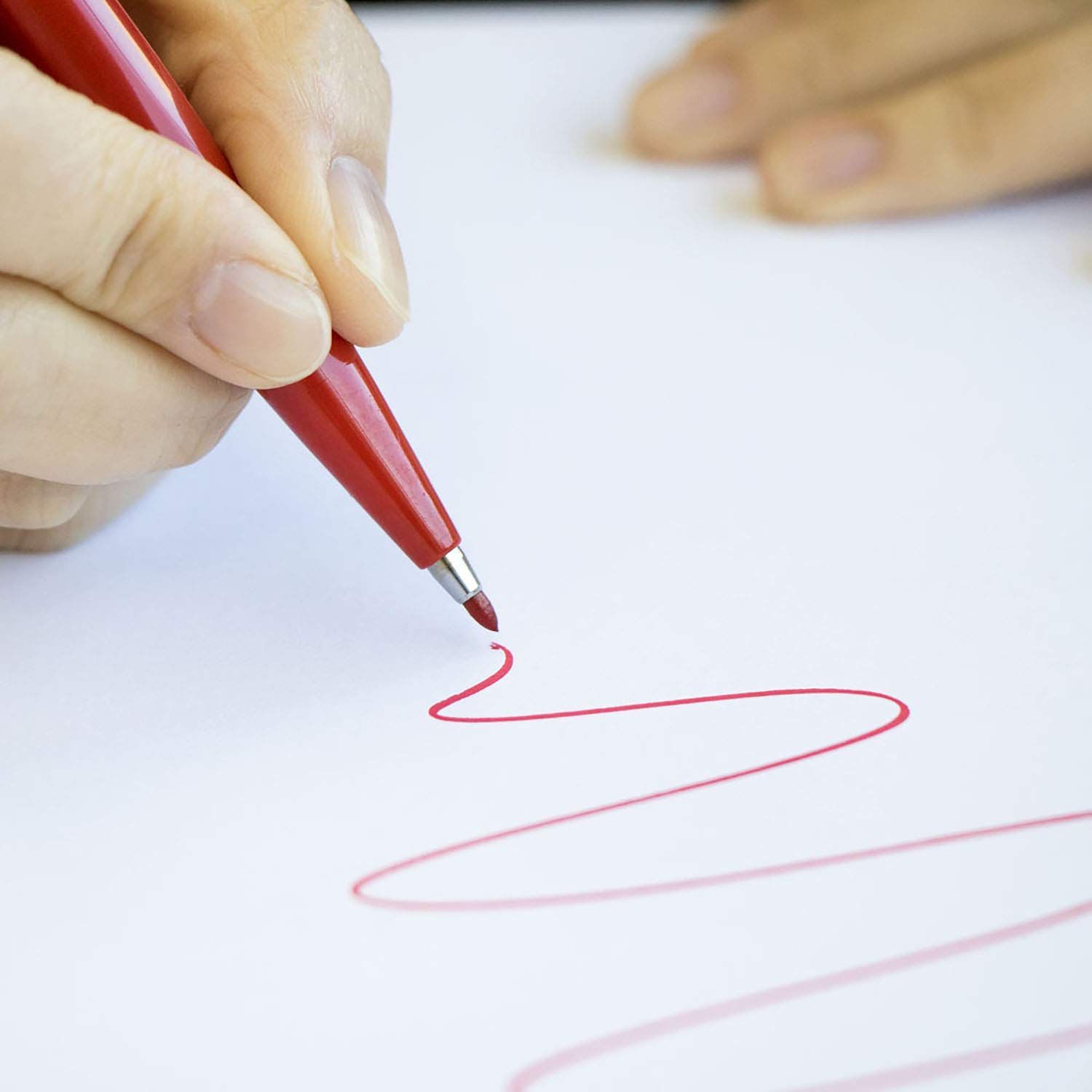  赤 5本パック サインペン ぺんてる マーカー マーカー 蛍光ペン