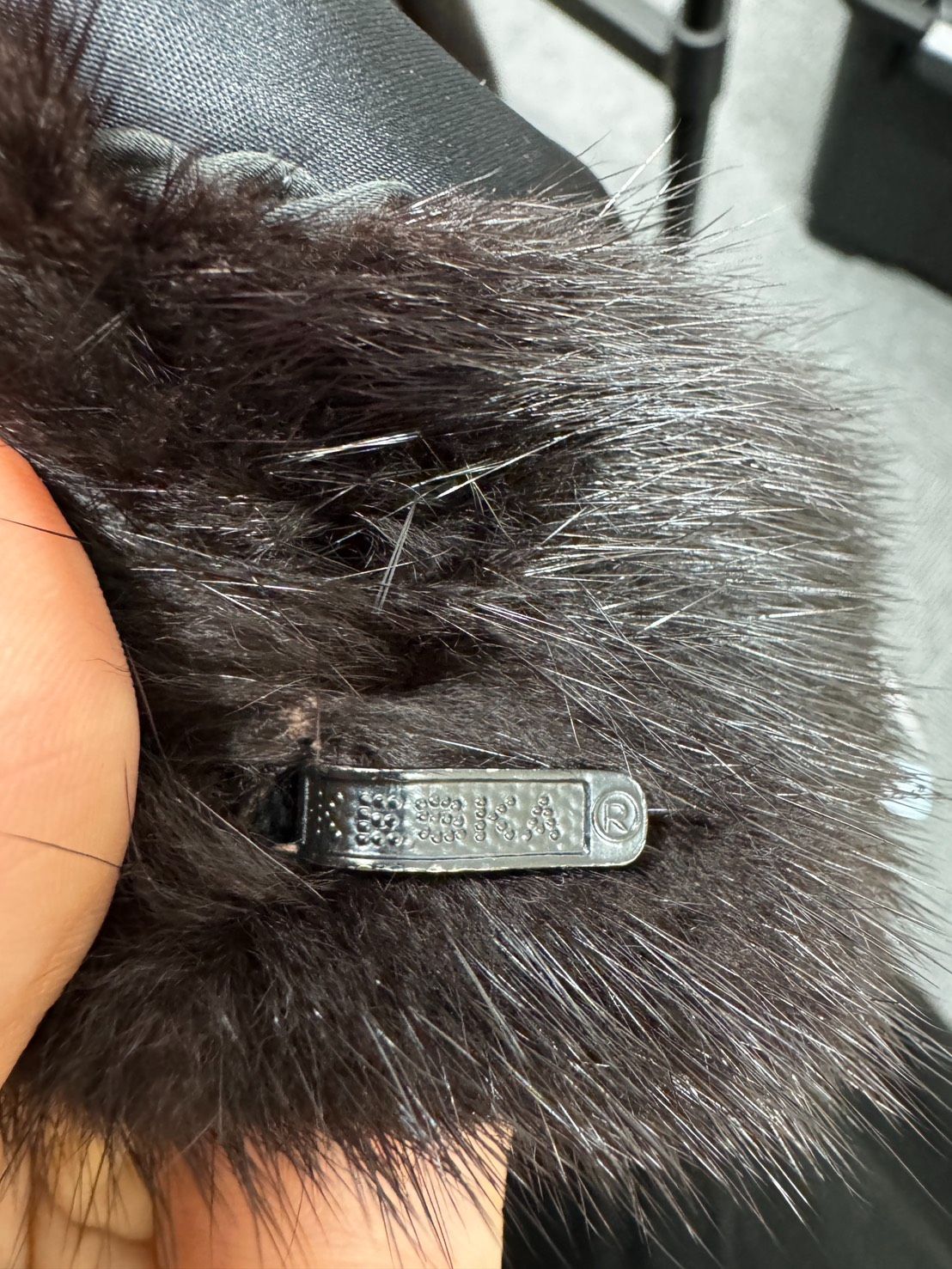 三越タグ パルティナ Partina SAGAMINKロングファーコート SAFURAN ブラック サガミンク USTAUSTRALIA_COM_AU