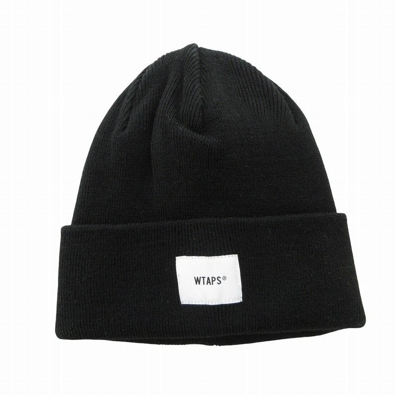 wtaps ダブルタップス　ビーニー ダブルタップス WTAPS 美品 ニット帽 ビーニー ロゴ バイカラー