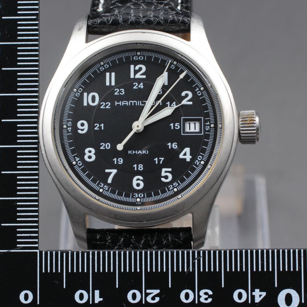 154【美品】Vintage Hamilton Khaki H684812 ハミルトン カーキ メンズ
