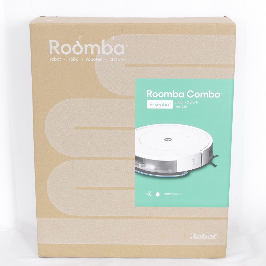 新品】iRobot ルンバ コンボ Essential robot Y011260 ホワイト 